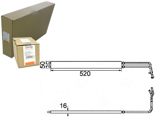 BRH8MO 376 - МАСЛООХОЛОДЖУВАЧ BEHR HELLA S8562