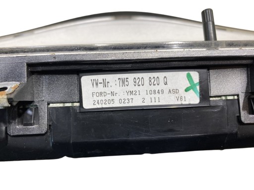 dials dials FORD GALAXY and FL 1.9 TDI 7M5920820Q