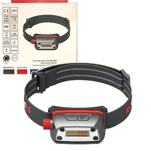 НАЛОБНИЙ ЛІХТАР НАЛОБНИЙ ЛІХТАР СВІТЛОДІОДНА ЛАМПА З ДАТЧИКОМ