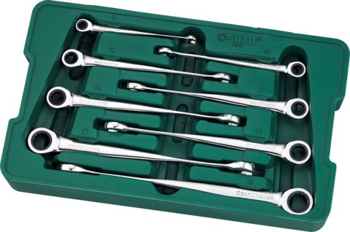 НАБОР ИЗ 8 КОМБИНИРОВАННЫХ КЛЮЧЕЙ X-ЛУЧИ XL С ХРАПОВИКОЙ