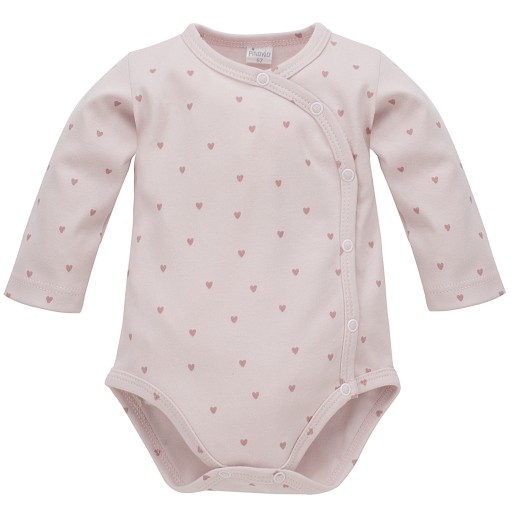 Бавовняне боді з довгим рукавом Буратіно, розмір 62, застібається на кнопку