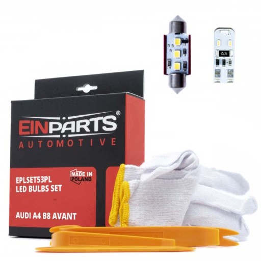 EPLSET53PL - Комплект з 15 світлодіодних ламп для салону AUDI A4 B8 AVANT