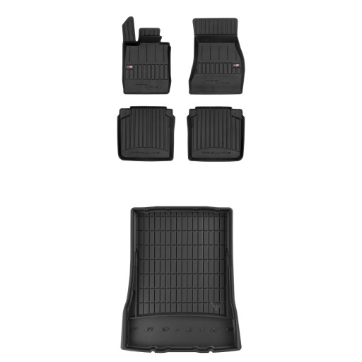 Комплект резиновых напольных ковриков и коврика для bmw 7 серии g12 2015-2022