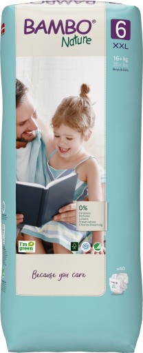 Підгузки Bambo Nature 6 розмір 16-25 кг 40 шт.