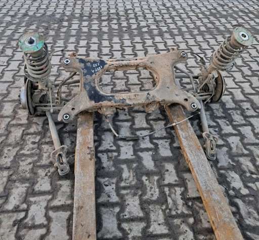 Балка задней подвески, полуоси, амортизаторы land rover freelander ii 2.2d