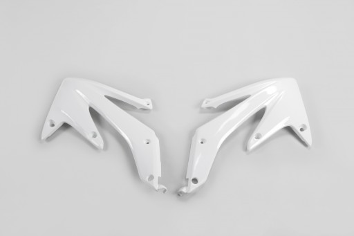 UFO.HO03655041 - ЧОХЛИ НА РАДІАТОР UFO БІЛИЙ HONDA CRF 450 R '05-'08