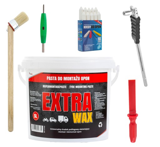 Набір для вулканізації паста кисть скребок Крейда