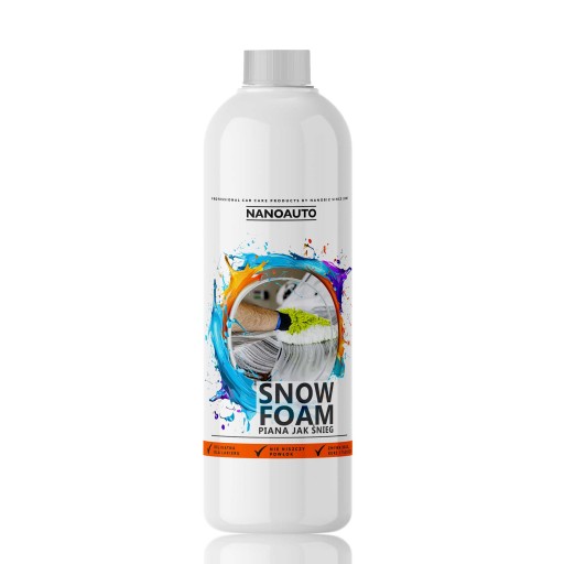 NANOAUTO SNOW FOAM - biela aktívna pena 1 Liter
