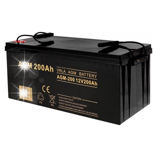 Agm акумулятор вольт польща vpro 200ah ups інвертор конвертер