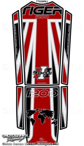 TANKPAD MOTOGRAFIX Triumph Tiger 1200 2018-2021