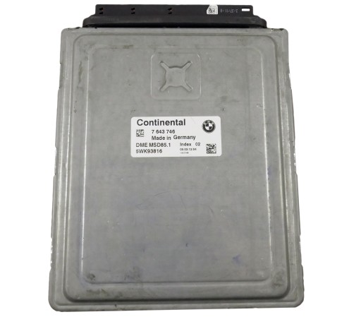 7 643 - Контроллер bmw x5 e70 e71 7643746 5wk93816 msd85.1