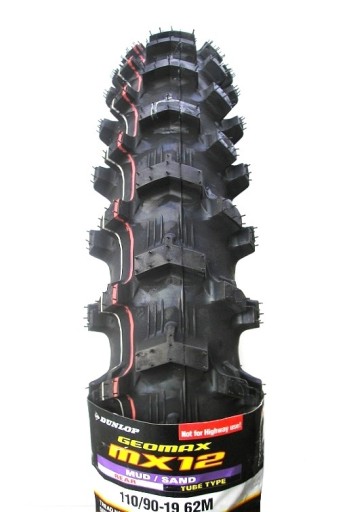 110/90-19 DUNLOP GEOMAX MX12 62M ЗАДНЯ ПІЩАНА