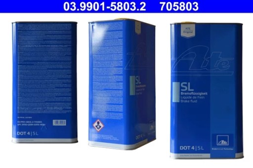 ДОТ-4 5л. ATE 03.9901-5803.2 ГАЛЬМІВНА РІДИНА (SL)