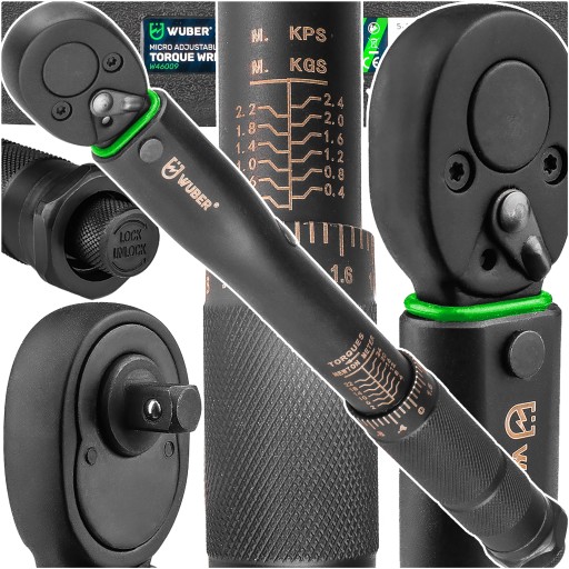🔧 Precyzyjny Klucz Dynamometryczny 1/4" (2-24Nm) + Etui, Blokada i Certyfikat - MEGA OKAZJA!