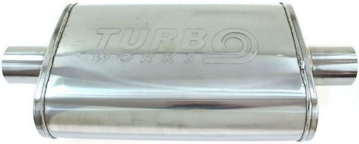 TW-TL-115 - Середній глушник 76mm Sport TURBOWORKS сталь 409