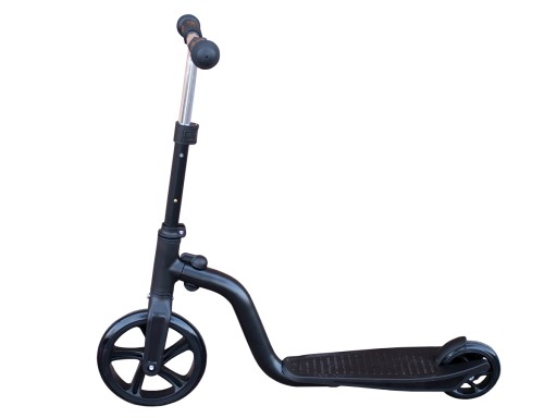 ДИТЯЧИЙ САМОКАТ МІЦНИЙ ВЕЛИКИЙ КОЛЕСО ЧОРНИЙ