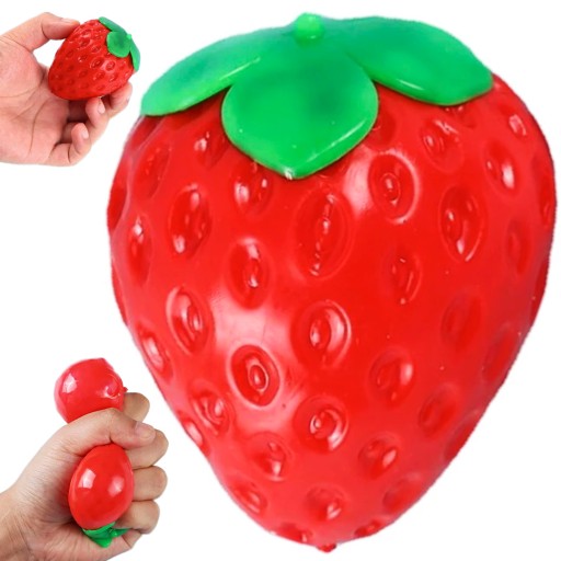 ПОЛУНИЦЯ каучукова АНТИСТРЕС МАЛЕНЬКИЙ М'ЯКИЙ ФРУКТ