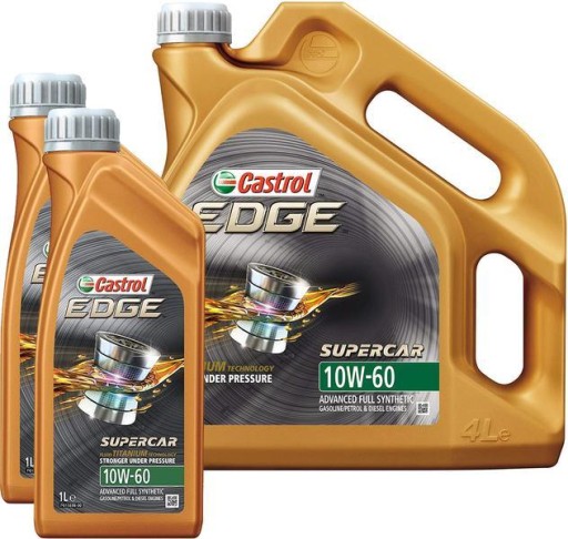 CASTROL EDGE SUPERCAR 10W60 TITANIUM FST 6л.