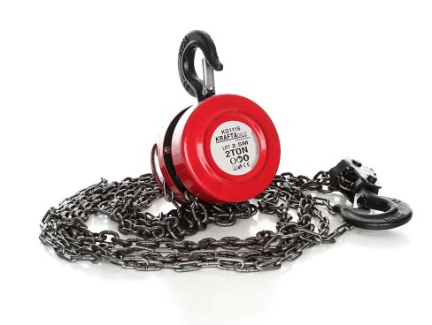 РУЧНА ЛЕБІДКА 2T ЛАНЦЮГОВА ЛЕБІДКА