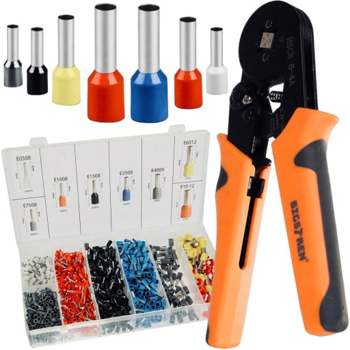 ОБЖИМНАЯ МАШИНА ДЛЯ КОНЦОВ КАБЕЛЬНЫХ СОЕДИНИТЕЛЕЙ, 1200 ШТ + ОРГАНАЙЗЕР