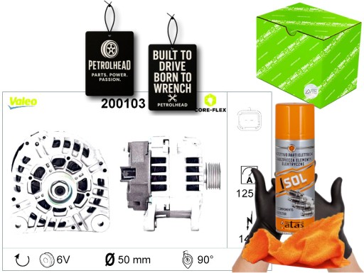 VAL200103#ECS-PCP+K - Генератор nissan interstar primastar opel movano a v #petrolhead pro+ kit4