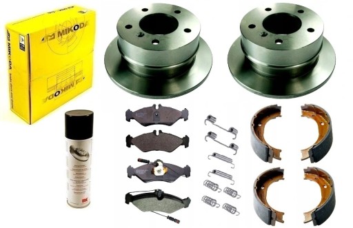 Диски колодки MERCEDES SPRINTER і VW LT ззаду 258 мм