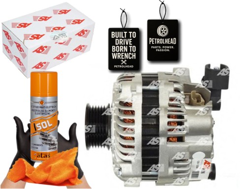 ASPA5096#ECS-PCP+K - Генератор citroen c4 2.0 06- 120a as-pl #petrolhead pro+ kit4