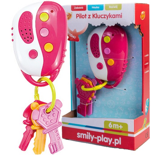 Smily Play Пульт з клавішами рожевий SP83121