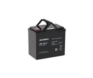 Акумулятор acumax aml акумулятор 12v 55ah 10 років+