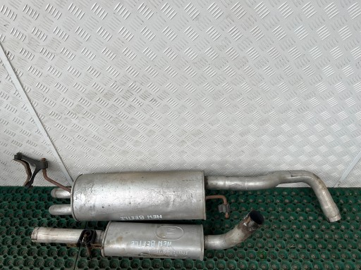 VW NEW BEETLE 97-10 1C0 2.0B TLUMIK KONCOWY + mitte ZESTAW