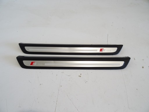 AUDI Q5 боковые юбки S-LINE спереди