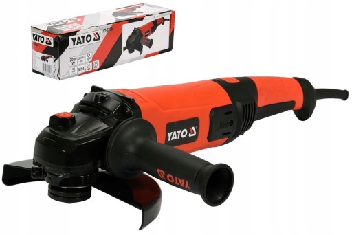 КУТОВА ШЛІФУВАЛЬНА МАШИНА 2000 Вт 180 ММ РЕГУЛЬОВАНА РУЧКА