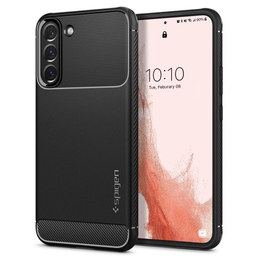 OBAL NA GALAXY S22 SPIGEN RUGGED ARMOR ČIERNY MATNÝ