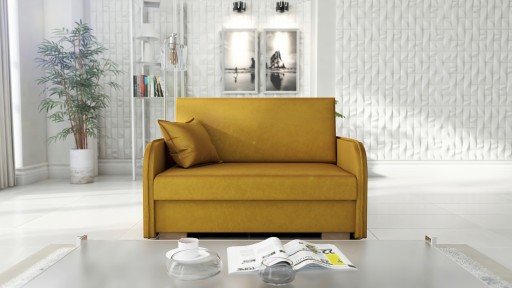 Sofa amerykanka GOLD funkcja spania, pojemnik (1205) • Cena, Opinie •  Kanapy 11976401700 • Allegro