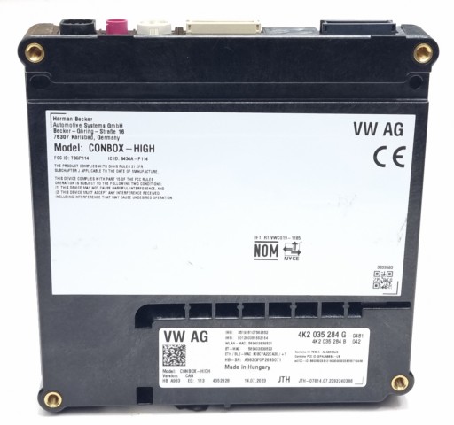 Контроллер экстренного вызова conbox audi 4k2035284g