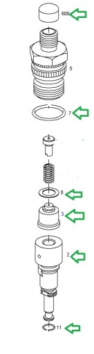 PFE266998.GB06 - СЕКЦИЯ НАСОСА HATZ PFE1A65S2004 1D41 СИСТЕМА BOSCH