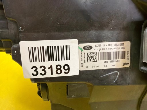 light left Ford Puma MK2 II 19- Full Led L1TB-13E015-GK