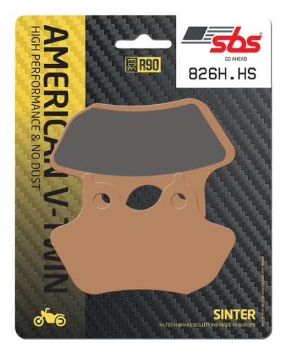 826H.HS-KH400-19 - Тормозные колодки SBS 826h. HS Fxdli Dyna Low Rider