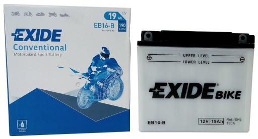 EB16-B - Акумулятор Exide YB16-B/EB16-B 12V 19ah 190A