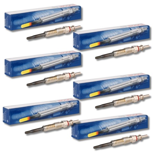 0 250 - Свечи накаливания bosch bmw e60 520d 525d 530d 535d комплект - 6 шт.