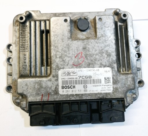 6m6112a650ab 14151057 - Контролер комп'ютера mazda 6m61-12a650-ab 7cgb 0281012531