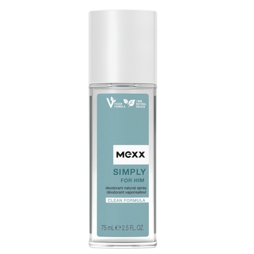 mexx simply for him dezodorant w sprayu 75 ml   