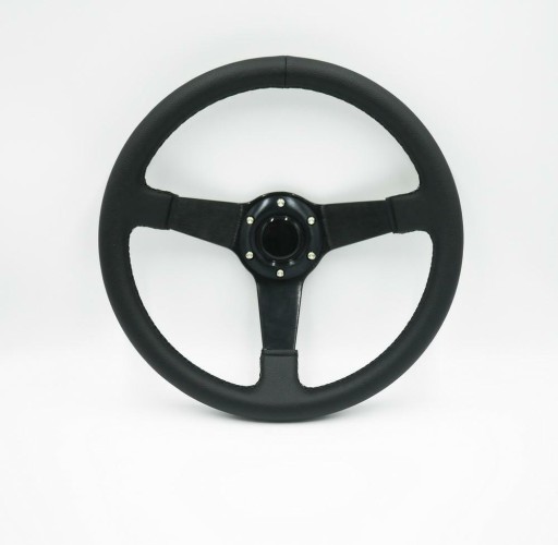 40178 - РУЛЬ 350 ММ ЧЕРНЫЙ ПВХ СПОРТ РАЛЛИ ТЮНИНГ