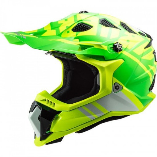 LS2 MX470 Шлем Subverter Gammax Hi-Vis Cross, размер L