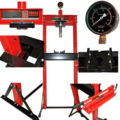 ГИДРАВЛИЧЕСКИЙ ПНЕВМАТИЧЕСКИЙ ПРЕСС 20Т МАНОМЕТР