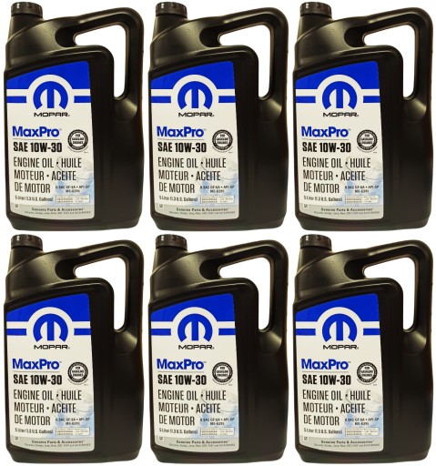 MOPAR 10W30 6x5L JEEP DODGE RAM CHRYSLER