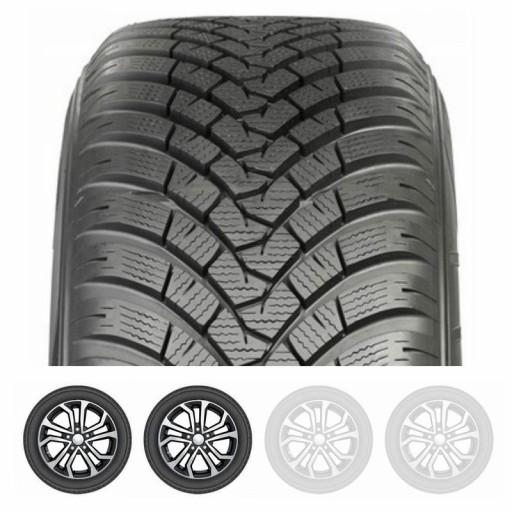 2x зимові шини 245 / 40r21 Falken Eurowinter HS01