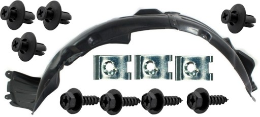 86811-2M000 - HYUNDAI GENESIS 2008-2015 арка передняя СЛЕВА, фиксаторы