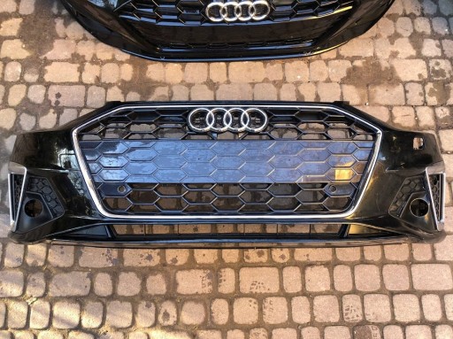 8W0807065BHGRU - Audi a4 b9 ліфт s-line передній бампер в комплекті з системою омивача лобового скла зі спойлером