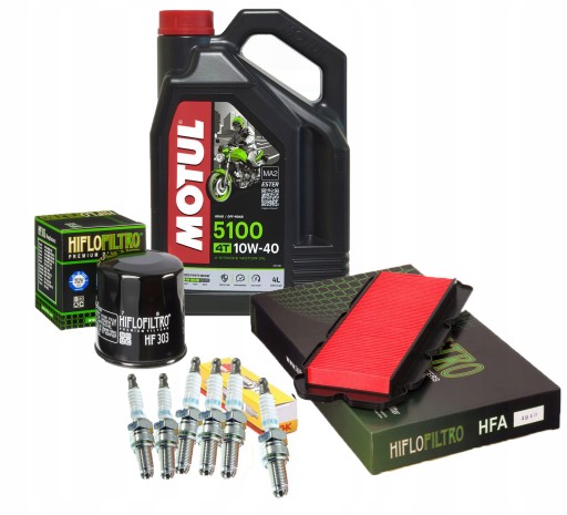 HFA1913 - Фільтр HONDA GL 1500 F6C VALKYRIE масло Motul Свічка запалювання